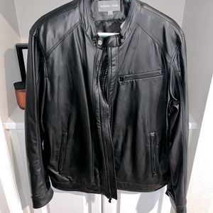 Mens XXL Michael Kors leather jacket